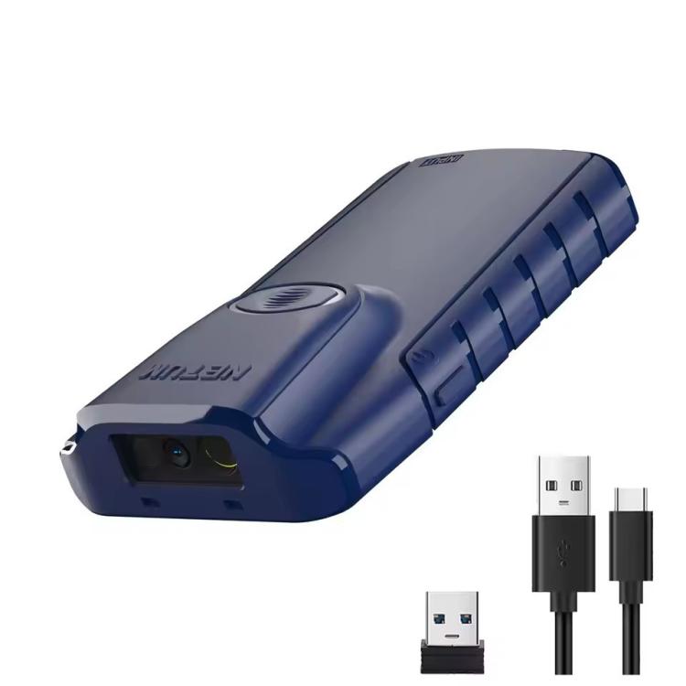 Cell Phone Back Clip Portable 1/2 Code Wireless Bluetooth Scanner