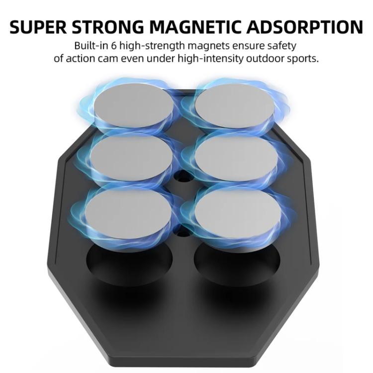Sunnylife DZ762 Sports Camera Magnetic Dock Expansion Adapter Bracket