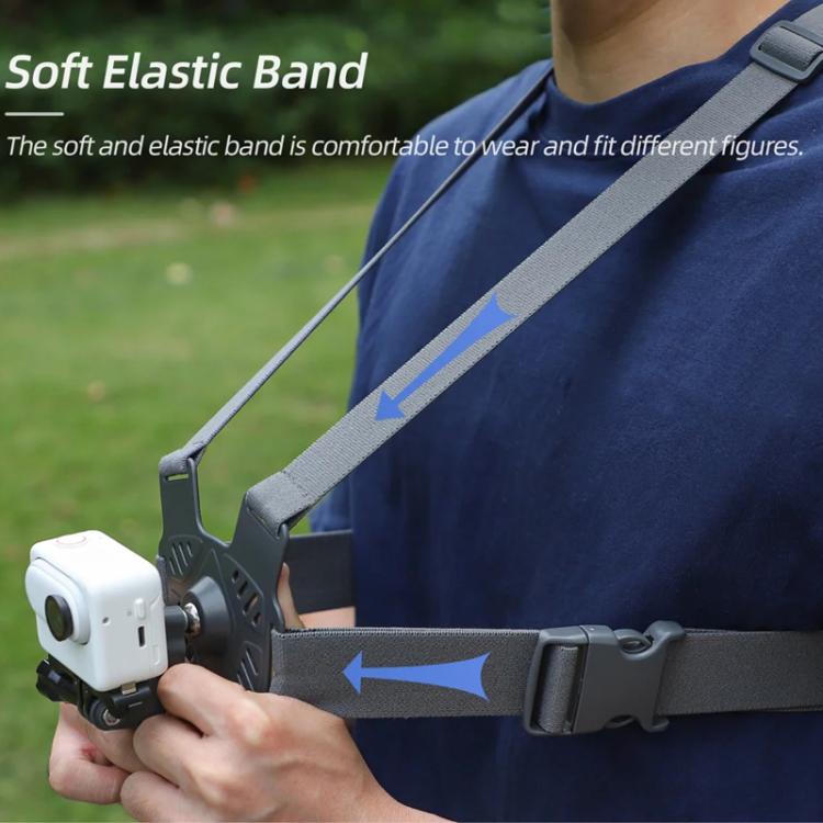 Sunnylife XD742 360 Degree Universal Sports Camera Chest Strap Mount