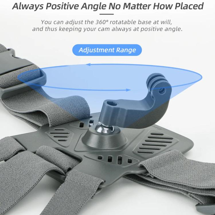 Sunnylife XD742 360 Degree Universal Sports Camera Chest Strap Mount