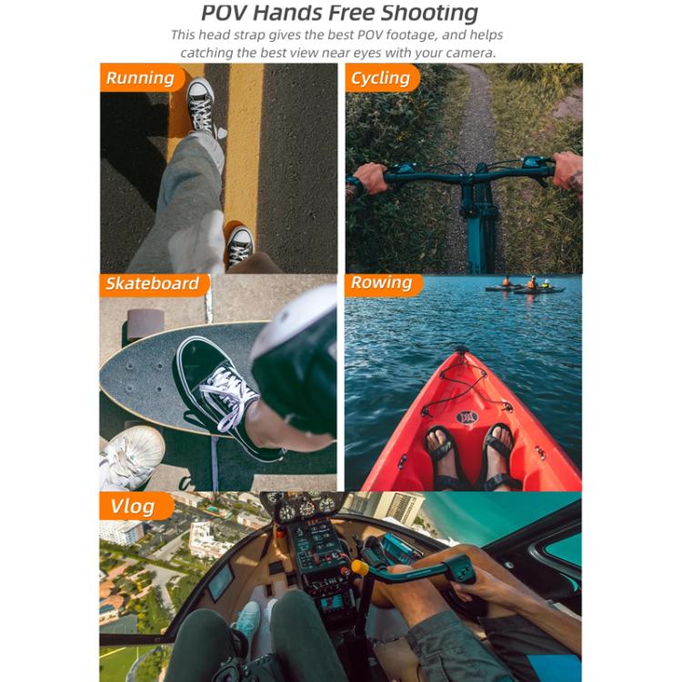 Sunnylife XD742 360 Degree Universal Sports Camera Chest Strap Mount