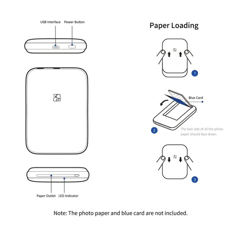 HPRT MT53 Small Color Photo Developer Portable Home Bluetooth Printer — view 8