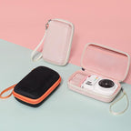 Cwatcun D204 Small Convenient Microslice Storage Bag Compact Digital Camera Waterproof Hard Case — Pink