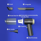 JRC Handheld Wireless Vacuum Cleaner Keyboard Desktop Cleaning Dust Removal Equipped — view 3