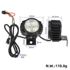 Scooter Horn Headlight 2 In 1 High Brightness LED Headlight