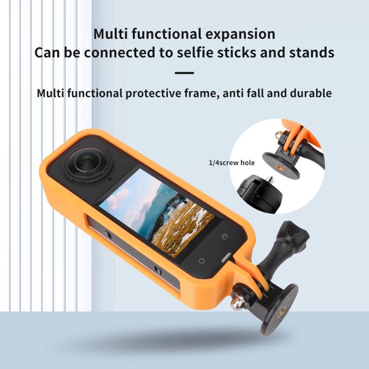 For Insta360 X5 360 Camera CQT Expandable Protective Cage Shockproof Case — view 6