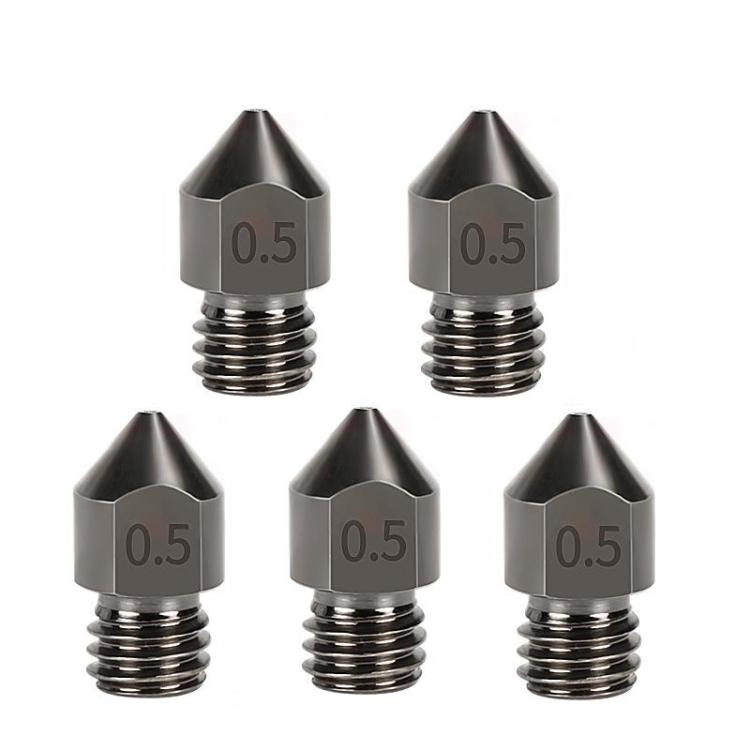 MK8 Hardened Steel Nozzle High-Temperature Resistant 3D Printer Extruder Hotend