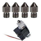 MK8 Hardened Steel Nozzle High-Temperature Resistant 3D Printer Extruder Hotend