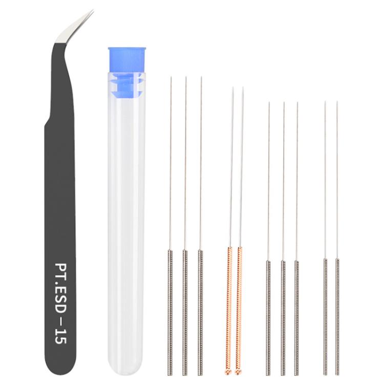 3D Printer Nozzle Cleaning Kit MK8 Nozzle 0.4mm Stainless Steel Cleaning Needle — 22 In 1