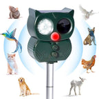 Five-Speed Tuning + Voice-Activated Ultrasonic Solar-Powered Animal Repeller