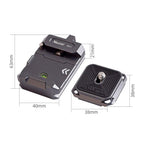 Arca Quick Release Adapter Gimbal Stabilizer Tripod Sports Quick Release Plate Stand — view 11