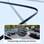 Titanium Silver Car Rear Window Sunshade Heat Insulating Shield with Suction Cup Mounted