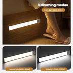 Rechargeable Motion Sensor Light Bar Cabinet Wardrobe Lamp With Remote Control — view 11