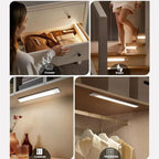 Rechargeable Motion Sensor Light Bar Cabinet Wardrobe Lamp With Remote Control — view 15