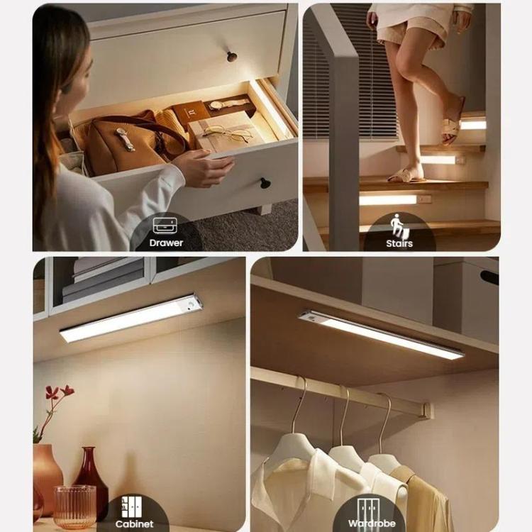 Rechargeable Motion Sensor Light Bar Cabinet Wardrobe Lamp With Remote Control — view 15