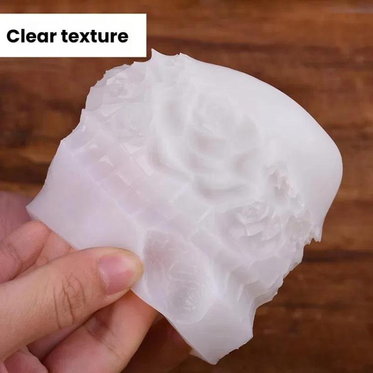 Flower Column Aromatherapy Candle Silicone Mold DIY Handmade Gift Diffuser Stone Mold — view 8