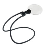 5/10X Multi-Function Desktop Magnifying Glass HD Jewelry Carving Repair Workbench Magnifying Glass — 5/10X Hanging (Black)