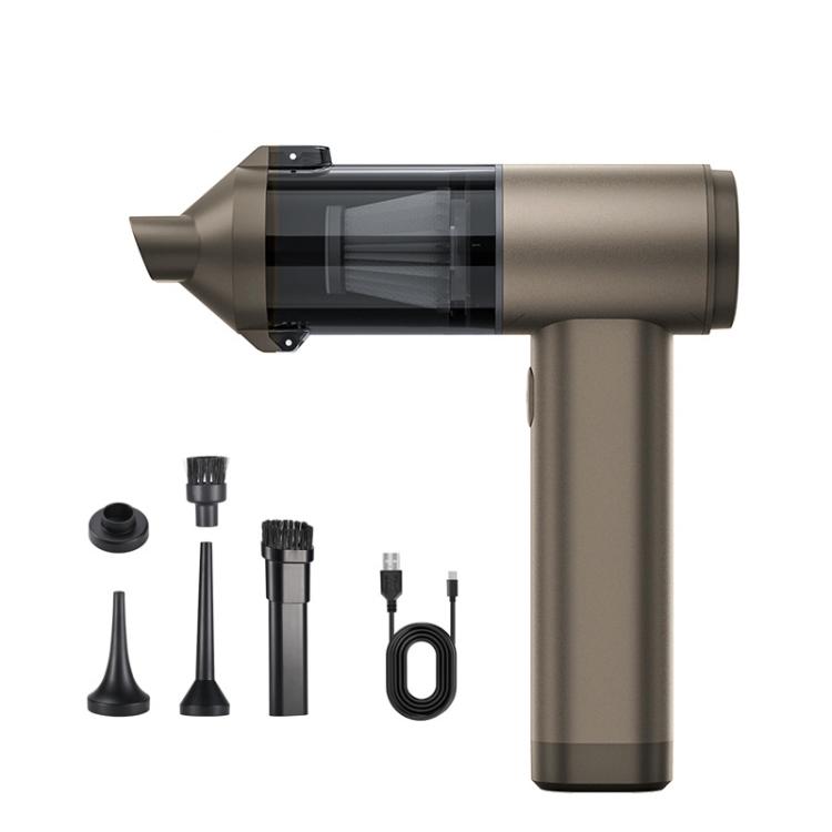 SUITU ST-6661 Plus Metal Shell Brushless Handheld Car Vacuum Cleaner — Silver Gray