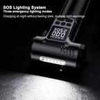 Car Air Pump With Window Breaker Cutting Tool Electric Portable Air Pump