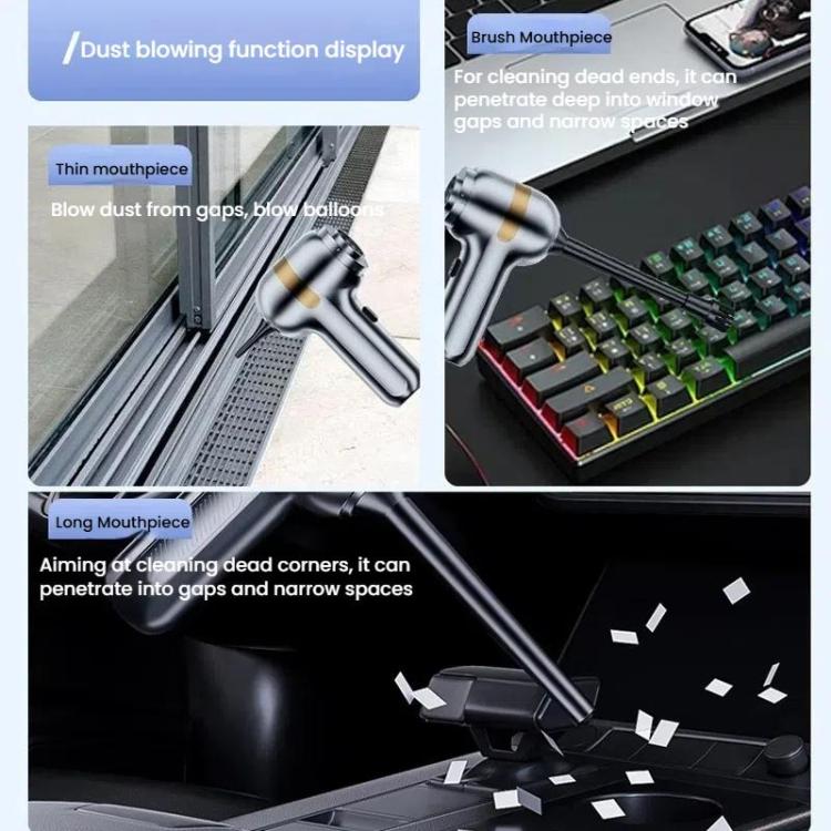SUITU ST-6665 Pro Car Wireless Vacuum Cleaner High Power Portable Mini Handheld Blower Vacuum Cleaner