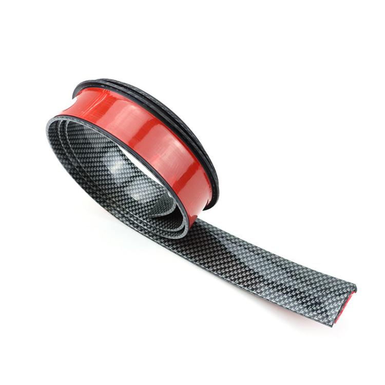 Self-Adhesive Car Wheel Arch Trim Protective Strip Anti-Scratch Guard for Vehicle Door Edge Length 1.5m — 3.5cm Wide Black