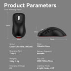 Tri-Mode Wireless Gaming Mouse 24000 DPI, 6 RGB Lighting Modes, Rechargeable, Macro Programmable — view 14