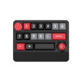 15-Key Wireless Tri-Mode Mechanical Gaming Keyboard Hot-Swappable, RGB Backlit, Macro Programmable