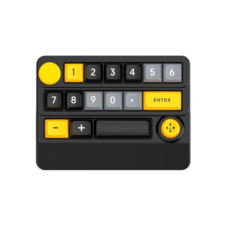 15-Key Wireless Tri-Mode Mechanical Gaming Keyboard Hot-Swappable, RGB Backlit, Macro Programmable — W909 White