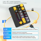 15-Key Wireless Tri-Mode Mechanical Gaming Keyboard Hot-Swappable, RGB Backlit, Macro Programmable
