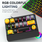 15-Key Wireless Tri-Mode Mechanical Gaming Keyboard Hot-Swappable, RGB Backlit, Macro Programmable