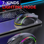 MKESPN W605 Triple-Mode 24000 DPI 12-key Wireless Gaming Mouse Macro Customization — view 4
