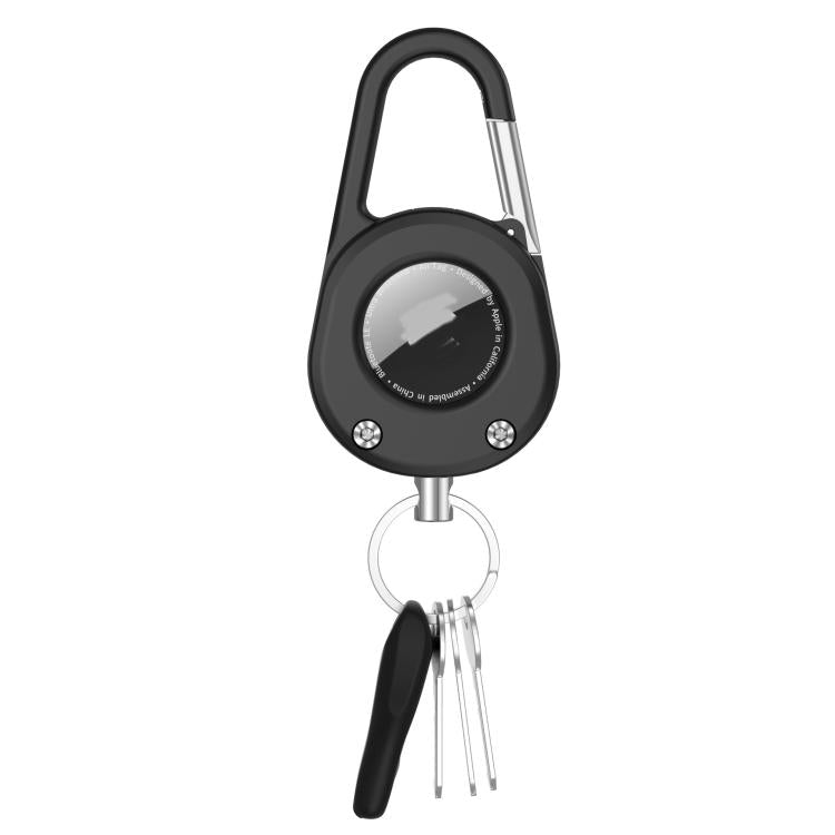 For AirTag 2nd Gen / AirTag 1st Gen Case With Carabiner Keychain Waterproof Dustproof Shockproof Protective Holder