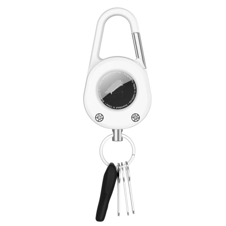 For AirTag 2nd Gen / AirTag 1st Gen Case With Carabiner Keychain Waterproof Dustproof Shockproof Protective Holder