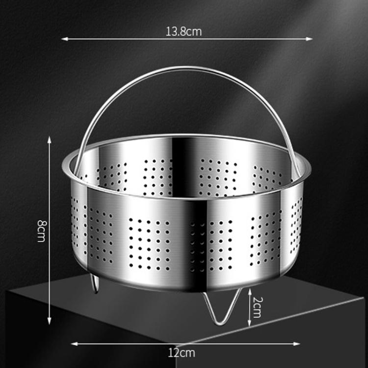 Kacheeg 304 Stainless Steel Steamer Basket for Rice Cooker/Pots with Handles & Stand