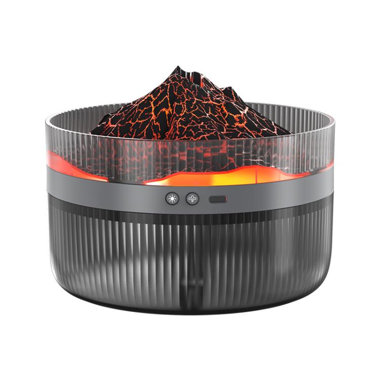 2L Volcanic Essential Oil Diffuser Humidifier Large Capacity Aromatherapy Mist Diffuser Top-Fill Water Tank — White