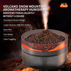 2L Volcanic Essential Oil Diffuser Humidifier Large Capacity Aromatherapy Mist Diffuser Top-Fill Water Tank — view 4