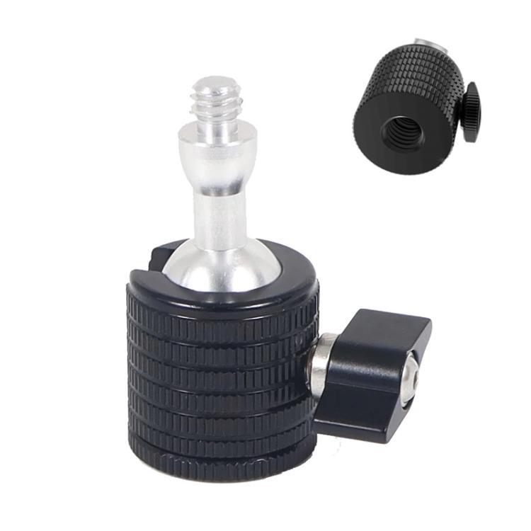 Female To 1/4 Male Universal Mini Ball Head Adapter Mount Aluminium Alloy Mobile Phone Camera Tripod Accessories — Q2 3/8