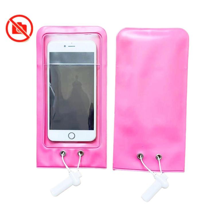 Privacy Phone Pouch with Locking Clasp Anti-Spy Photography Protection for Confidential Meetings & Workplace — Gray