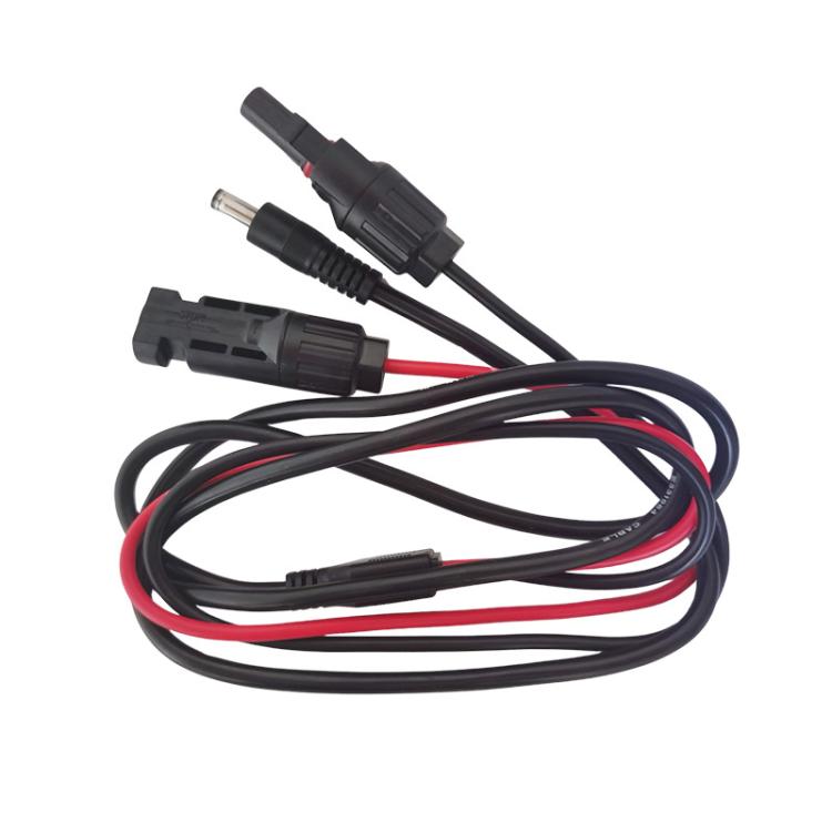 Solar Panel Charging Cable For Portable Power Stations, MC4 To DC5521