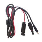 Solar Panel Charging Cable For Portable Power Stations, MC4 To DC5521