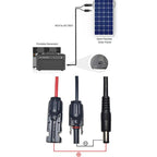Solar Panel Charging Cable For Portable Power Stations, MC4 To DC5521