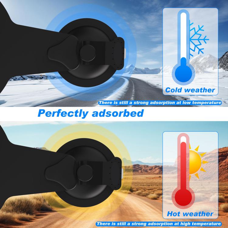 For Starlink Mini Roof Suction Cup Mount With Base