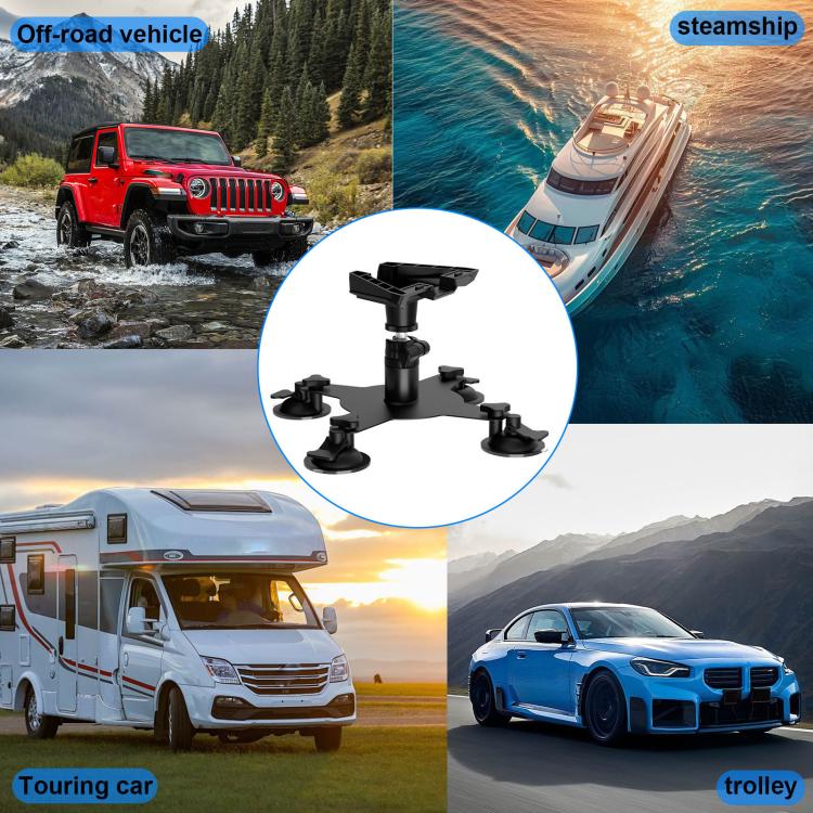 For Starlink Mini Roof Suction Cup Mount With Base