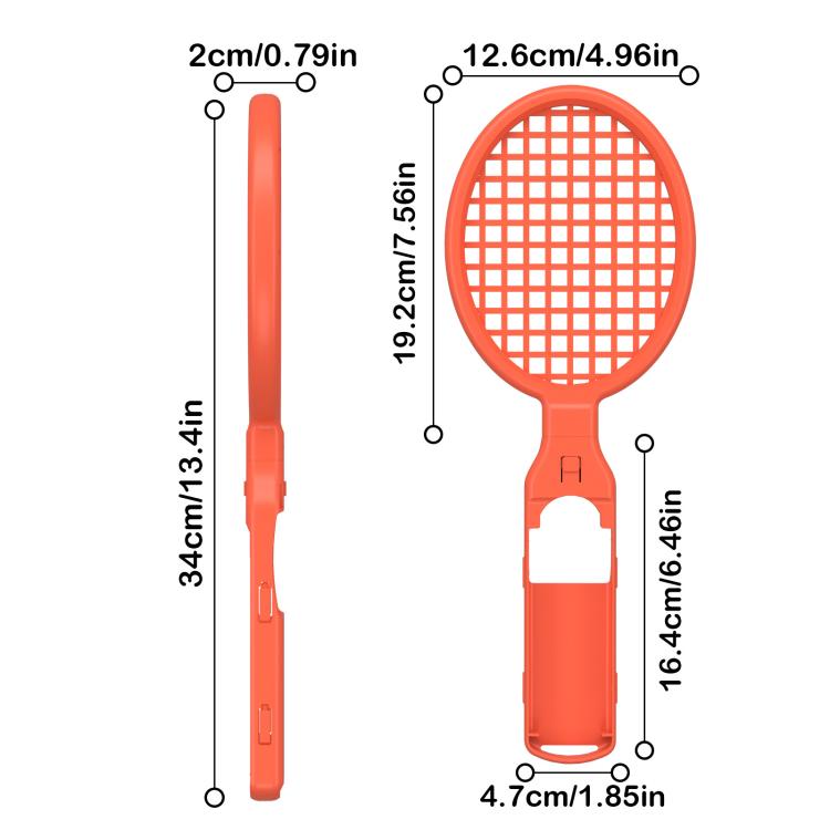 For Nintendo Switch 2 Joy-Con 1pair Tennis Racket Motion Controller Grip Sports Kit