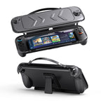 For Nintendo Switch 2 Full-Body Protective Case TPU Base + ABS Cover with Built-in Stand & Carrying Handle