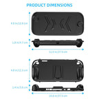 For Nintendo Switch 2 Full-Body Protective Case TPU Base + ABS Cover with Built-in Stand & Carrying Handle
