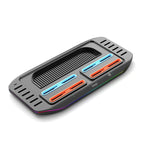 For Nintendo Switch 2 ipega PG-SW2210 Console Joy-Con Controllers Charging Dock, 4 Charging Ports+Touch Control Lighting Effects+12 Game Card Slots