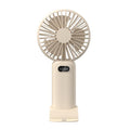 5-speed Wind Speed Handheld USB Charging Small Fan With Desktop Stand