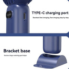 5-speed Wind Speed Handheld USB Charging Small Fan With Desktop Stand — view 14