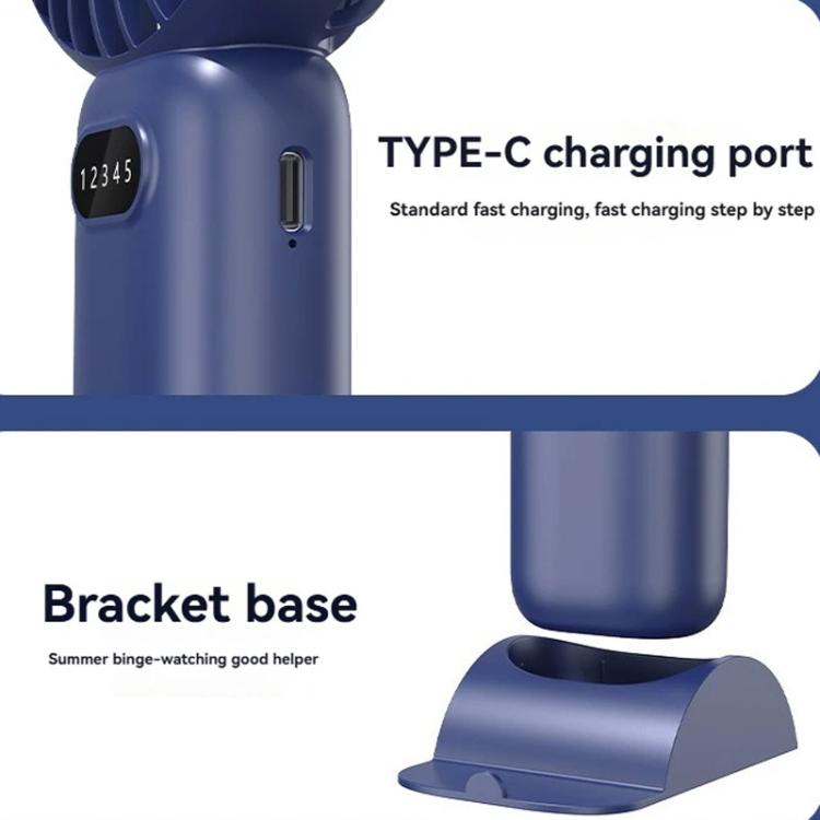 5-speed Wind Speed Handheld USB Charging Small Fan With Desktop Stand — view 14